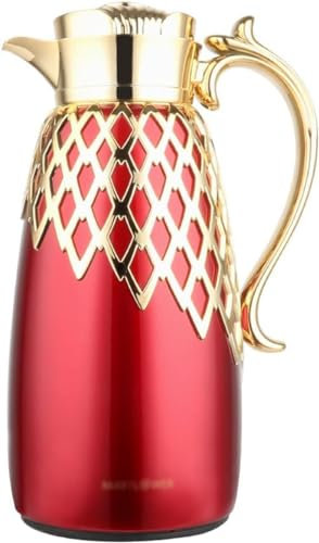 SEIBES Tetera aislada, Jarra de café aislada, Olla térmica doméstica de 1000 ml, Botella de Agua Caliente al Rojo Vivo, Botella térmica de café, Regalo for alojamiento en Familia, Olla Aislante