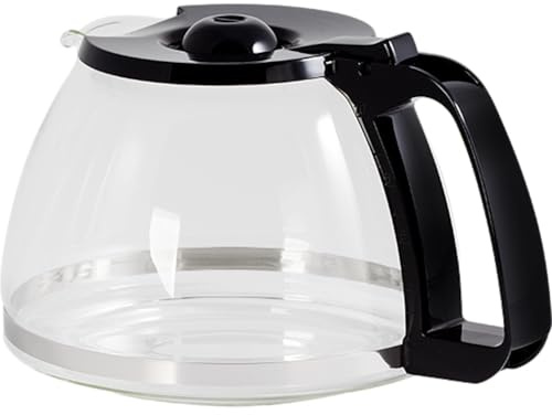 Melitta Glaskanne für Easy, CaféLine, SimplyCoffee Filterkaffeemaschine, schwarz