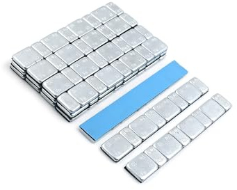 Motoforti 60g 2.1oz Motorcycle Car Wheel Balance Weights 124 x 18mm 15pcs Long-lasting