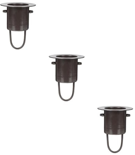 IWOWHERO 3 Sets Einfach Installieren Regen Kette Ablauf Adapter Aluminium Legierung Für Gosse Garten