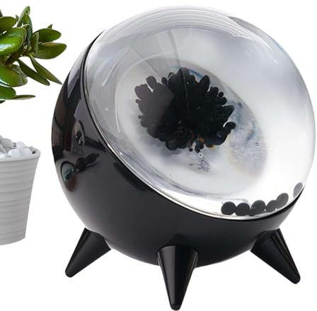 Muscic Player, Speaket mit LED, Sound-Lautsprecher Visualizer, Kreativer Typ-C-Lade-Ferrofluid-Lautsprecher mit Licht, Musik-Rhythmus-Licht, multifunktionale Ferrofluid-Display-Lampe für KTV, Bar,