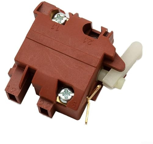 Interruttore di Ricambio ad Alte Prestazioni per smerigliatrici angolari Bosch PWS 6-115 PWS 7-115 PWS 7-125 PWS 5-115 PWS 550 in plastica Rossa