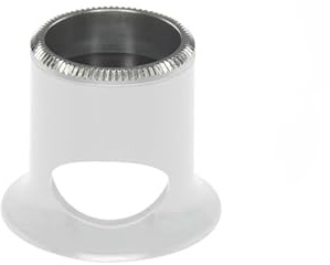 Bergeon Lupa 2611-TB-4, blanca, biconvexa, puerto de ventilación, aumento x2.5, relojeros