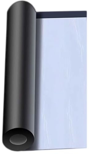 Cinta de Butilo, Tela Asfaltica Autoadhesiva, Cinta Bituminosa, Cinta Selladora Impermeable, Cinta Adhesiva Impermeable para Tejados para Goteras en Techos, Grietas Superficiales(0.5x5m)