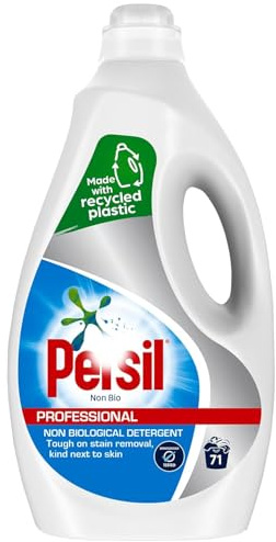 Parsil Non Bio Pro Formula Professional Liquid Detergent 5L Tough on Stains, Gentle on Skin, Hygienic Cleaning for Clothes, Laundry Liquid for Home & Commercial Use 71 Washes