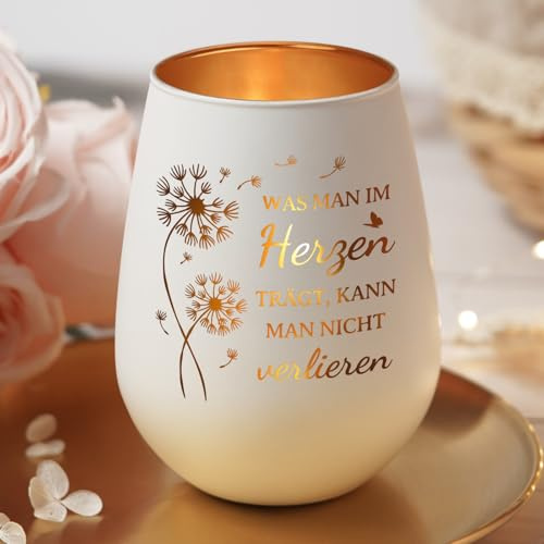 GoMelley Trauergeschenk, Trauerlicht, Windlichter mit Gravur, Grablicht | Trauergeschenke, Erinnerung an Verstorbene, Was man im Herzen trägt, kann man nicht verlieren