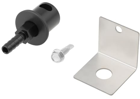 eMagTech 5/16 Zoll Auto Kraftstofftank Entlüftungsventil Kit 7,1 x 3,4 cm kompatibel mit Holley 19-174 Schwarz