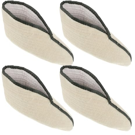 Hohopeti 2 Pares Forros Cálidos de Lana para Botas de Nieve para Hombre, Calcetines Térmicos Gruesos de Invierno Talla 42, Forro Aislante para Botas de Esquí, Pesca y Trabajo en Frío, 2