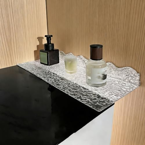 Prolunga per Davanzale Finestra Copri-spazio Scrivania Acrilico Texture Pietra, Estensore Davanzale Autoadesivo Impermeabile Riporre Oggetti, Estensore Scrivania(W55x9.5cm(21 5/8x3 3/4))