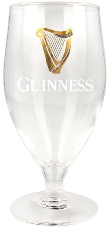 Guinness Stemmed Half Pint Glass – Official Branded Beer Glass – 284ml – 15 x 7 x 7 cm