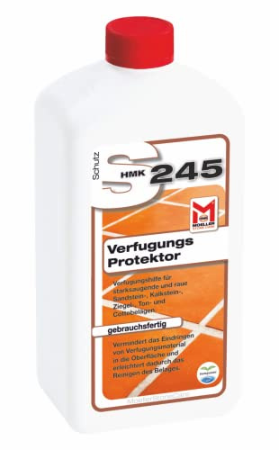 Moeller Stone Care - HMK S245 Verfugungs-Protektor - 1 Liter - Verfugungshilfe für stark saugende und raue Sandstein-, Kalkstein-, Ziegel-, Ton- und Cottobeläge.