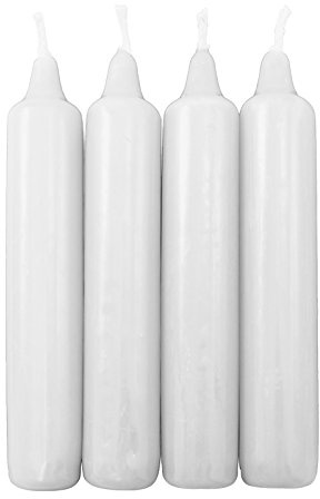 OLShop AG 5er Pack Adventskerzen weiß ca. 18 x 105 mm (5 x 4 Stück) Weihnachtskerzen, Christbaumkerzen, Pyramidenkerzen, Baumkerzen, Kerzen