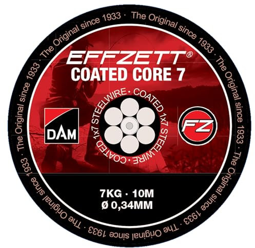 DAM - EFFZETT - 1 X 7 Stahlvorfach - beschichtet - 10M - 0,34mm - 7kg