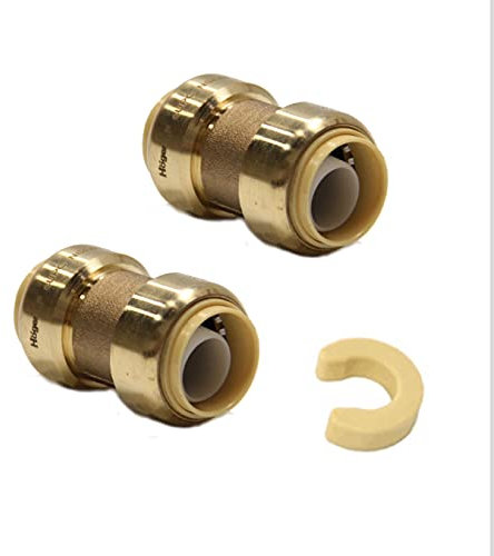 EFIELD Höger 3/4 gerade Kupplung Steckfitting zum Anschluss von Pex, Kupfer, CPVC, bleifreies Messing