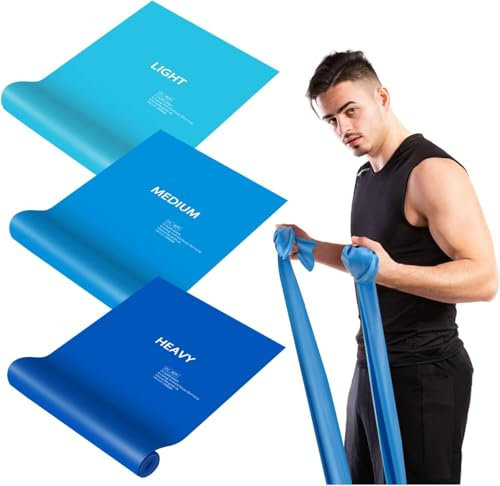 Fitnessbänder Widerstandsbänder Krafttraining Fitnessband Resistance Band Gymnastikband-3xGummiband Fitness Fitnessbänder Stark Für Muskelaufbau Crossfit Gymnastik Yoga für Männer Frauen