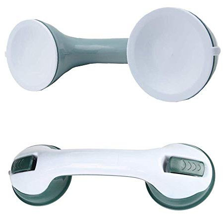 YUENFONG 2 Stück Wannengriff Haltegriffe Griffstangen mit Saugnapf, Badewannengriff Anti-Rutsch Sucker Haltegriff, für Dusche, Badewanne, WC, Kinder, Senioren