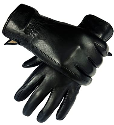 KMMBBTY Winter Mann Lederhandschuhe Herren Warme Weiche Herren Handschuhe Wollfutter Großer Handschuh 11