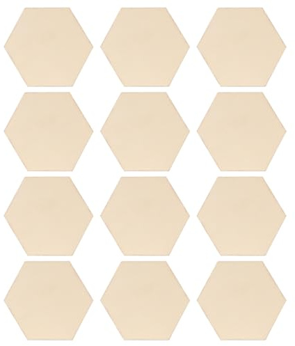 25 StüCk Sechseckige Holzscheiben 9cm FüR Hochzeit Namensschilder Diy Handwerk, Party Dekoration, Holzplatten FüR Geburtstage Und Weihnachten