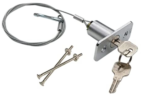 Emergency Release Lock Kit, Disconnect Release Key Locks with 2 Keys, Opener Quick Release Locks for Universal Garage Door