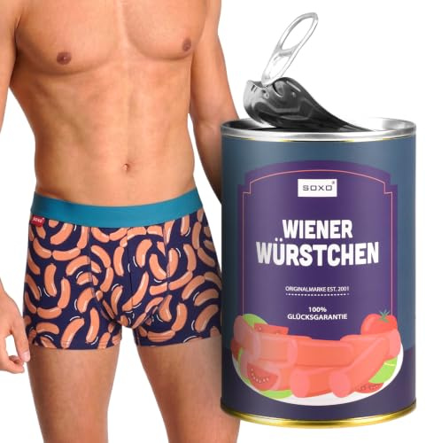 soxo Dose Boxershorts Herren Unterhosen Lustige Geschenke Für Männer Würstchen XL