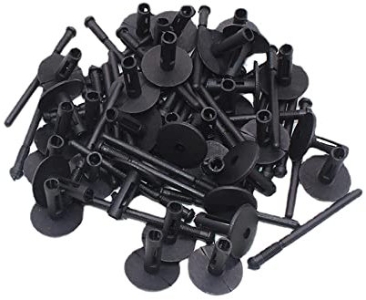 Autoverkleidungsclips 50 Stück Kunststoff-Expansions-Blindnieten Auto-Stoßstangen-Clip Universal-Auto-Befestigungshalter Auto-Befestigungsclip (Farbe: 20 Stück, Größe: 53 mm) (Color : 50pcs, Size :