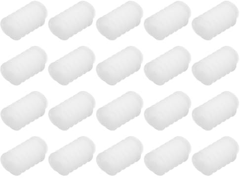 QUARKZMAN 20pz Ingranaggi in Plastica Modello con Ingranaggi a Vite senza Fine 6102AA Ingranaggio di Riduzione per Robot Fai Da Te Modello Auto RC,Bianco Modulo 0.5