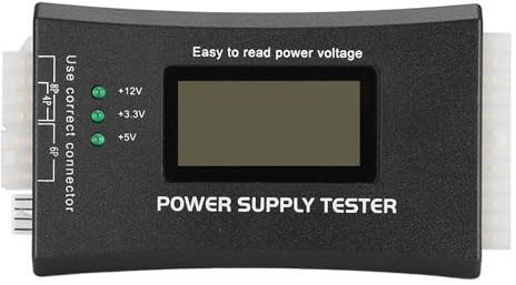 Yusat ATX PSU Tester 22×10×3 ATX Netzteil Computer Host Inspektion und Wartung Tester Werkzeug mit LCD-Display Power Tester