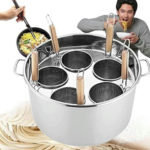 Pentole Commerciali Per Noodle Boiler, Set Cuoci Pasta Commerciale Pentole, Cuoci Pasta Multifunzionale Con Divisore E Colino Scolapasta, Pentola In Acciaio Inossidabile, Ristorante