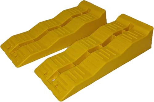 Caravan Levelling Ramps 3 Step 5 Ton (Heavy Duty Motorhome Level Up Blocks With or Without Bag) (Without Storage Bag)