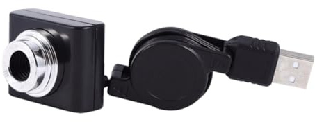 jojofuny Cámara USB para Ordenador Cámara Web USB Grados para Clases Online y Enseñanza Directo Modelo Negro