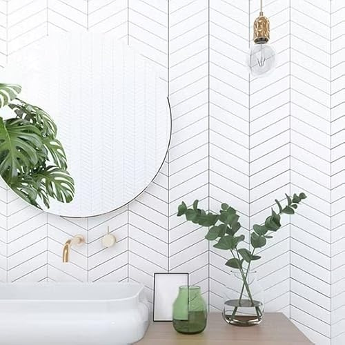 Chevron Shower Panels 1m x 2400mm x 10mm Easy to Install PVC Made Wet Wall Panels