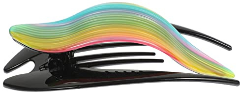 HAPINARY Swallowtail Hairpin Large French Curved Styling Hair Clips Flat Claw Clips Wedding Guests