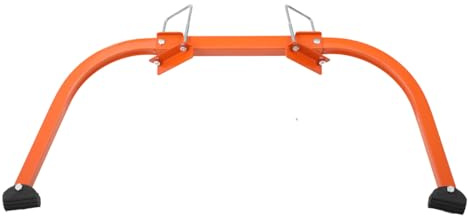 Mreryyse Leiterstabilisator, Dachleiter-Stabilisator, Robuster Stahlleiter-Dachhaken mit rutschfesten Gummifüßen, stabile Leiterabstandshalterarme für Dachrinnen, hält 220kg Gewicht stand