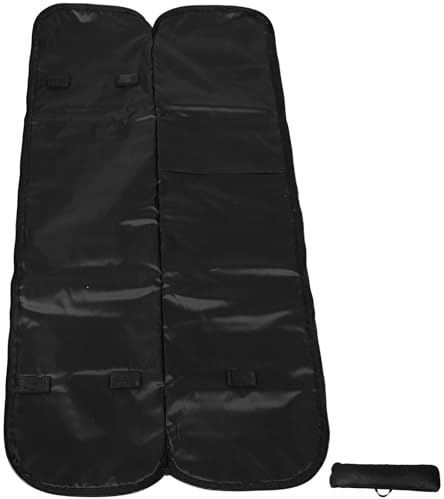 BESTOMZ Kajak Epe Tasche mit Reißverschluss, Paddeltasche Schwarze | Aufbewahrungstasche für Bootspaddel, Tragbar mit Griff und Belüftung, Leicht zu Verwenden