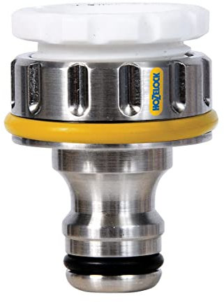 Hozelock Raccord métal pour Robinet extérieur fileté Pro 1/2'' à 3/4 2041P0000