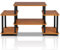 Furinno Turn-N-Tube No Tools Entertainment Center, TV Unit, TV Stands, Light Cherry/Black