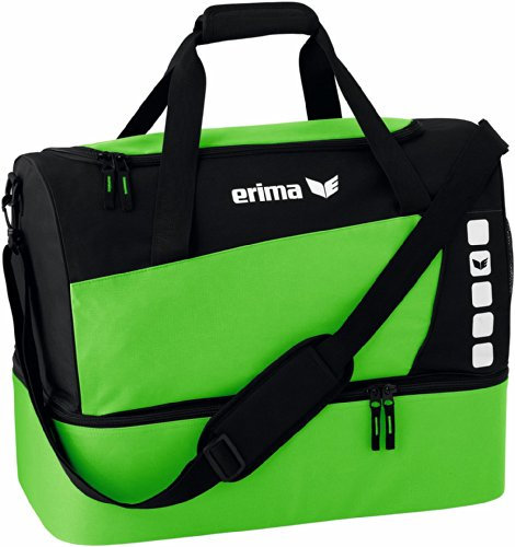 erima Sporttasche mit Bodenfach, Green/Schwarz, S, 723421