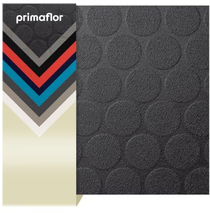 Primaflor PVC Bodenbelag Expotop | 200 x 250 cm | Spot Anthrazit | 2,00 m breit