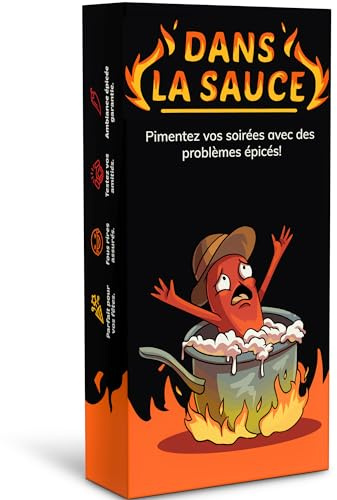 Dans la Sauce – Jeu Apéro Action ou Vérité – 3+ joueurs dès 18 ans