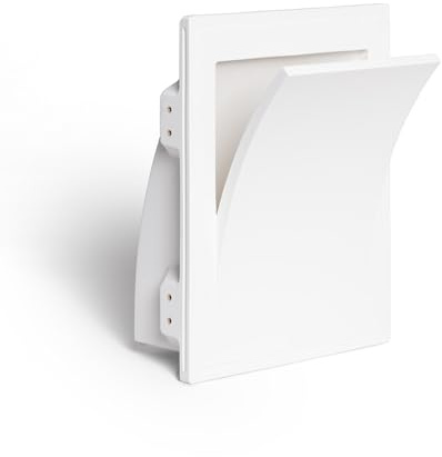 LEDKIA LIGHTING Aplique de Pared Integración Escayola/Pladur para Bombilla E14 Corte 313x253 mm Blanco E14