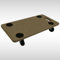 Dunnet Tools Wooden Platform Dolly With Grip Pads Heavy-duty Anti-slip Transport Roller Trolley On Wheels For Moving Furniture & Equipment 200kg Load Capacity 4 Castor Wheel Board Truck Sack Barrow