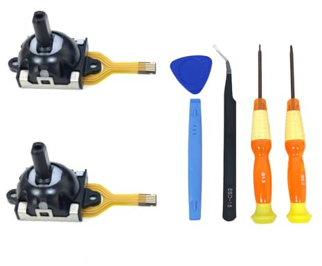 Hzxkqmil 2pcs Replacement Joystick Analogue Sticks Module Thumb Stick Accessories for ROG Ally Console, for GPD Win 3 Handheld Game Console, for Pico VR Controllers