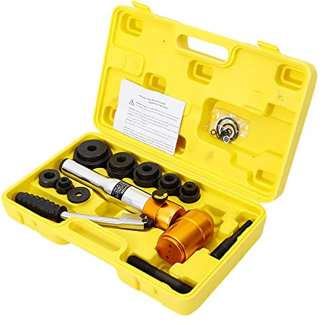 90KN hydraulisch Ko-Werkzeug-Set mit LocherWerkzeug Sets mit Stanzer Hydraulisches Lochschneider Set 0.9-2.4inch Metallblechstanzer