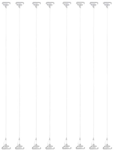 XXLKVSK 4Pairs Invisible Transparent Bra Straps Adjustable Straps Non Slip Bra Straps Bras Underwear Replacement Accessories 1mm Width