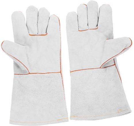 UKCOCO Unisex Industrihandskar Svetshandskar Värmetåliga Handskar För Män Robusta Arbetshandskar