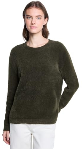 Street One Studio Kuscheliger Rundhalspullover Hollow Green 40
