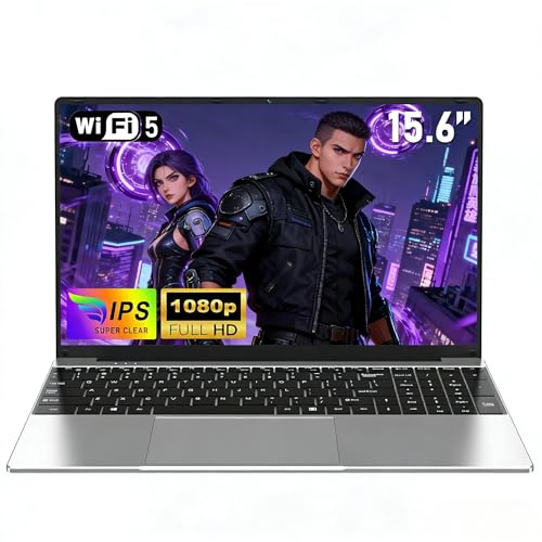NAIKLULU Pc Ordinateur Portable Gaming 15,6 Pouces, Processeur i7 7600U (2,8 à 3,9 GHz), 16GB RAM 1TB SSD Computer Gamer Portable Laptop 2026, Clavier Rétroéclairé, Batterie 5000mAh/38.5Wh