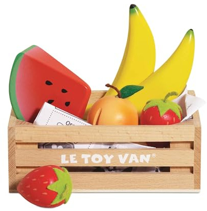 Le Toy Van TV183 Wooden Toy, Various, Fruits '5 A Day'