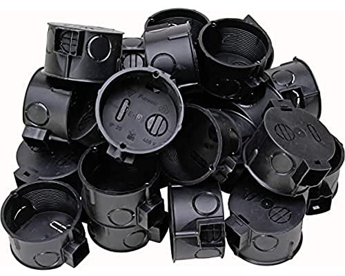 Kopp 343100041 Schalterdose Unterputz Isolierstoff, ø 60 mm, Profi-Pack: 25-Stück im Netz, Dosentiefe 45 mm