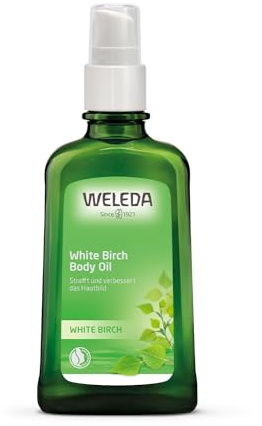 WELEDA björkcelluliterolja, tät naturkosmetik kroppsolja för ny spänningskraft och slät hud, dermatologiskt bekräftad och behaglig doft (1 x 100 ml)